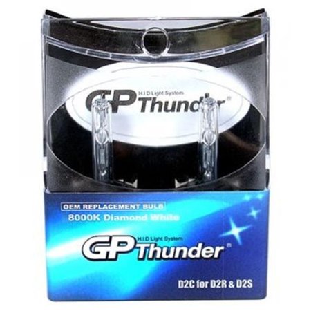 GP-THUNDER GP-Thunder GP-D2C-8000K Xenon Headlamp Replacement Light Bulbs - Diamond White GP-D2C-8000K